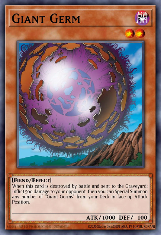 (234) YuGiOh TCG LCYW: Legendary Collection 3: Mega Pack Single: Giant Germ  Common