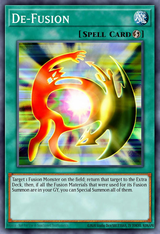 (063) YuGiOh TCG LCYW: Legendary Collection 3: Mega Pack Single: De-Fusion  Common