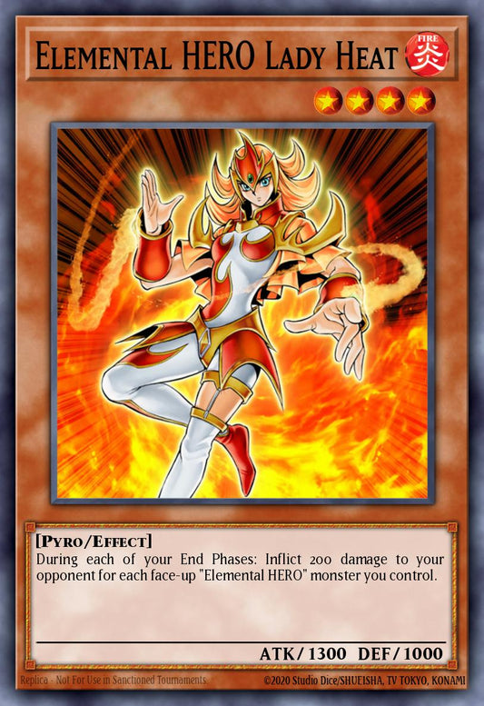 (008) YuGiOh TCG PP02: Premium Pack 2 Single: Elemental HERO Lady Heat (V.1 - Super Rare)  Super Rare