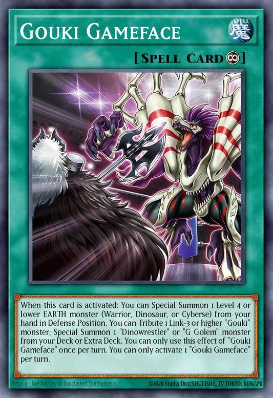 (056) YuGiOh TCG DOOD: Doom of Dimensions Single: Gouki Gameface  Common