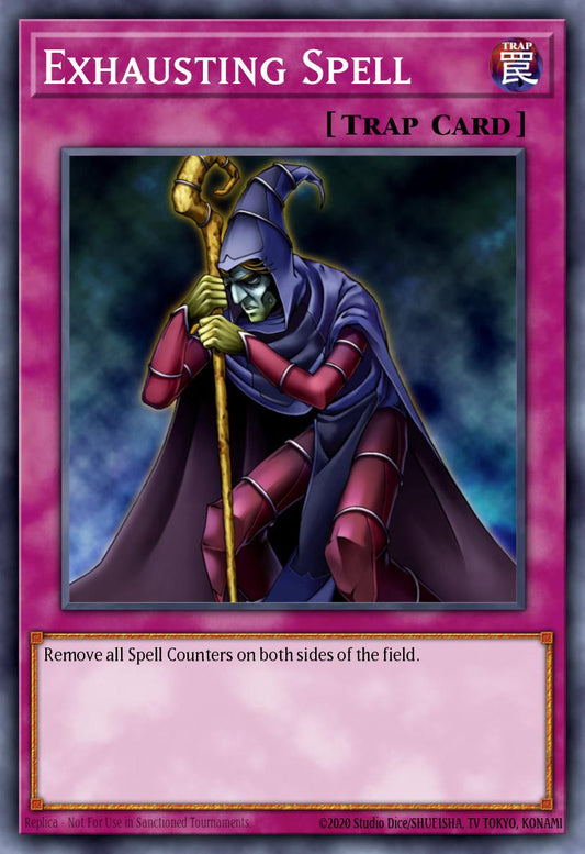 (098) YuGiOh TCG MFC: Magician's Force Single: Exhausting Spell  Common