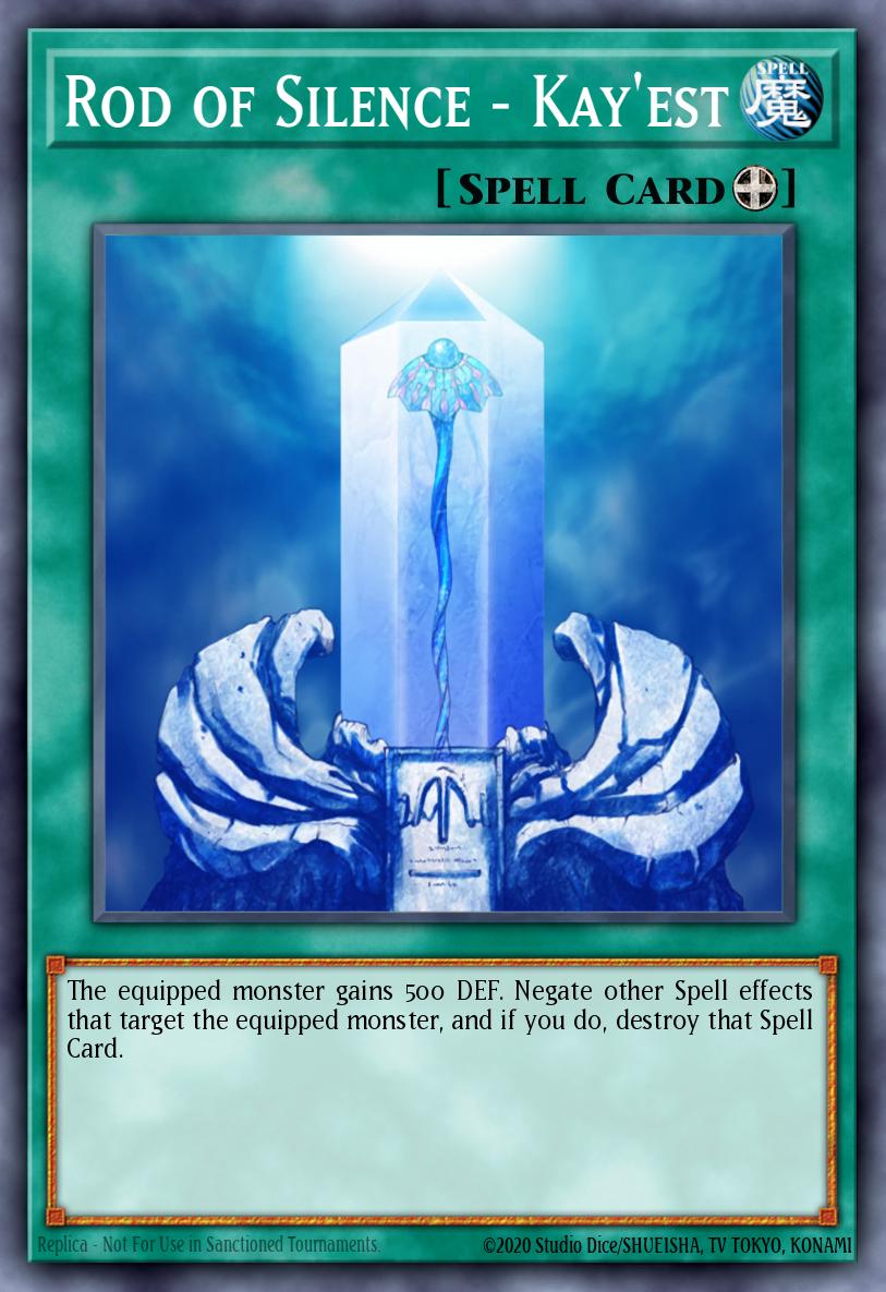 (EN036) YuGiOh TCG DCR: Dark Crisis Single: Rod of Silence - Kay'est (V.2 - Common)  Common