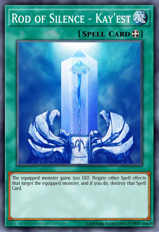 (EN036) YuGiOh TCG DCR: Dark Crisis Single: Rod of Silence - Kay'est (V.2 - Common)  Common
