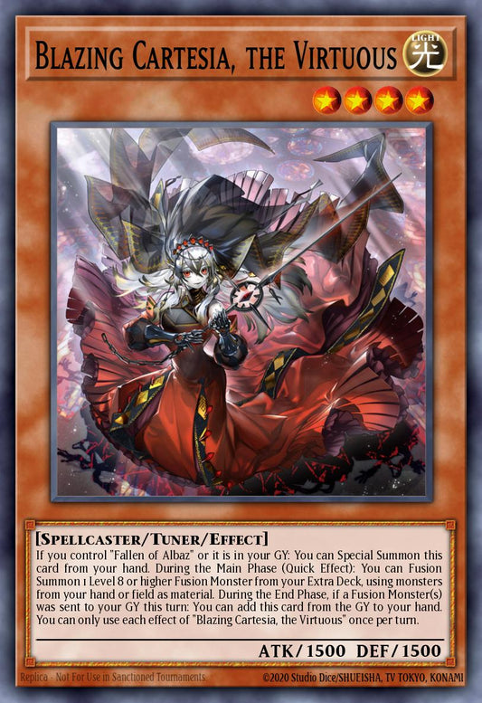 (080) YuGiOh TCG BLTR: Battles of Legend: Terminal Revenge Single: Blazing Cartesia, the Virtuous  Ultra Rare