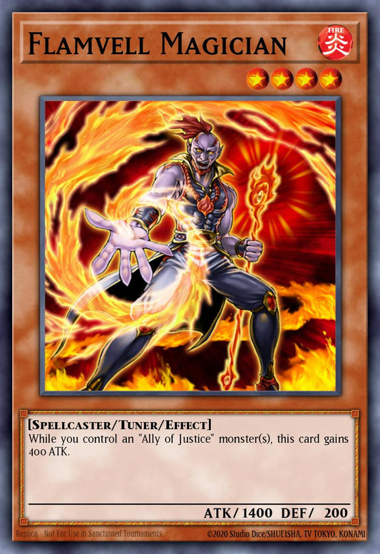 (066) YuGiOh TCG HAC1: Hidden Arsenal: Chapter 1 Single: Flamvell Magician (V.1 - Common)  Common