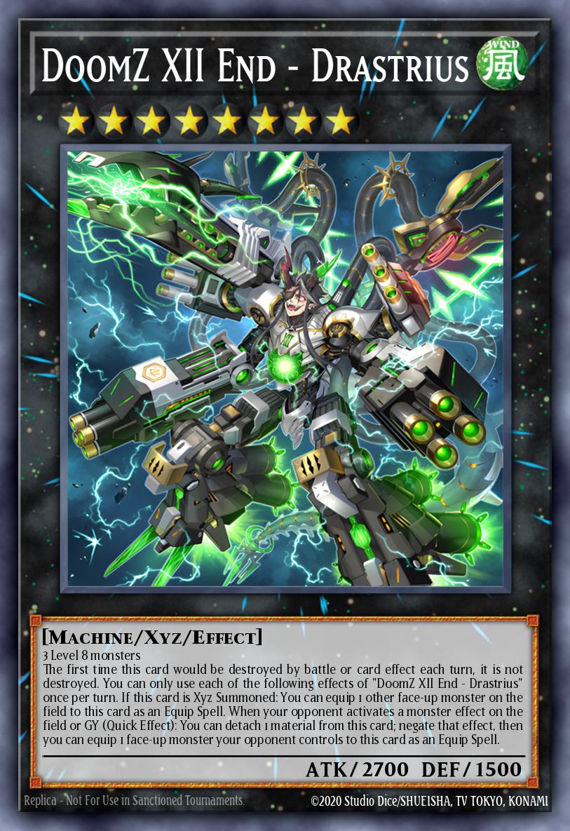 (045) YuGiOh TCG DOOD: Doom of Dimensions Single: DoomZ XII End - Drastrius (V.1 - Secret Rare)  Secret Rare