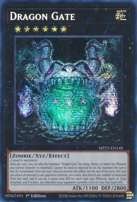 (148) YuGiOh TCG MP25: 2025 Mega-Pack Tin Single: Dragon Gate  Secret Rare