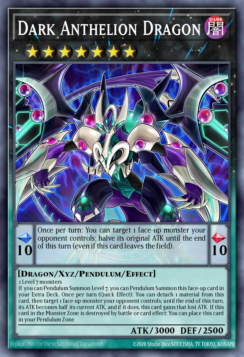 (036) YuGiOh TCG DUOV: Duel Overload Single: Dark Anthelion Dragon  Ultra Rare