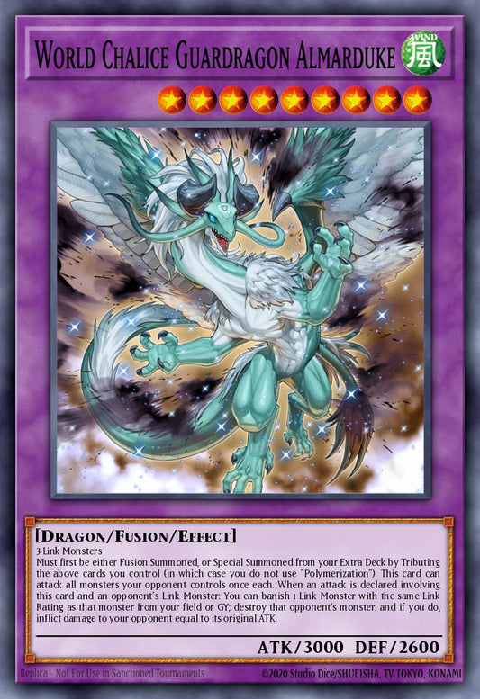 (065) YuGiOh TCG MP20: 2020 Tin of Lost Memories Mega Pack Single: World Chalice Guardragon Almarduke  Common
