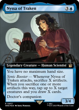 (957) Magic The Gathering Universes Beyond: Doctor Who: Extras Single: Nyssa of Traken (V.3) Holo Rare