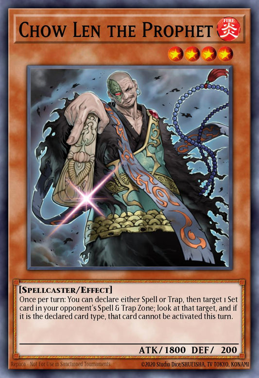 (044) YuGiOh TCG BPW2: Battle Pack 2: War of the Giants - Round 2 Single: Chow Len the Prophet  Super Rare