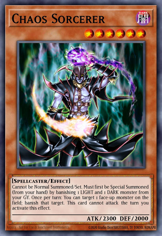 (248) YuGiOh TCG LCYW: Legendary Collection 3: Mega Pack Single: Chaos Sorcerer  Super Rare