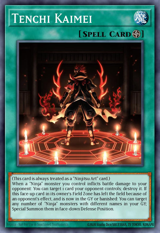 (326) YuGiOh TCG MP24: 25th Anniversary Tin: Dueling Mirrors Single: Tenchi Kaimei  Common