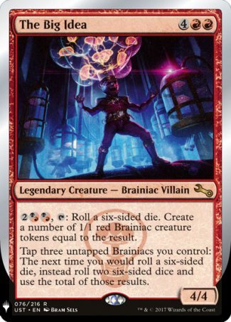 (076) Magic The Gathering The List Single: The Big Idea  Rare