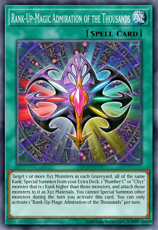 (046) YuGiOh TCG DLCS: Dragons of Legend: The Complete Series Single: Rank-Up-Magic Admiration of the Thousands  Common