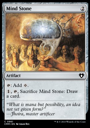 (961) Magic The Gathering Commander Masters: Extras Single: Mind Stone  Common