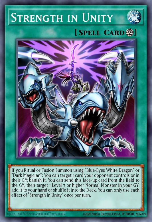 (247) YuGiOh TCG MP20: 2020 Tin of Lost Memories Mega Pack Single: Strength in Unity  Ultra Rare