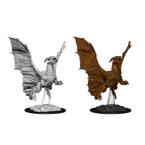 WizKids - D&D Nolzurs Marvelous Miniatures: Young Copper Dragon - Wave 8