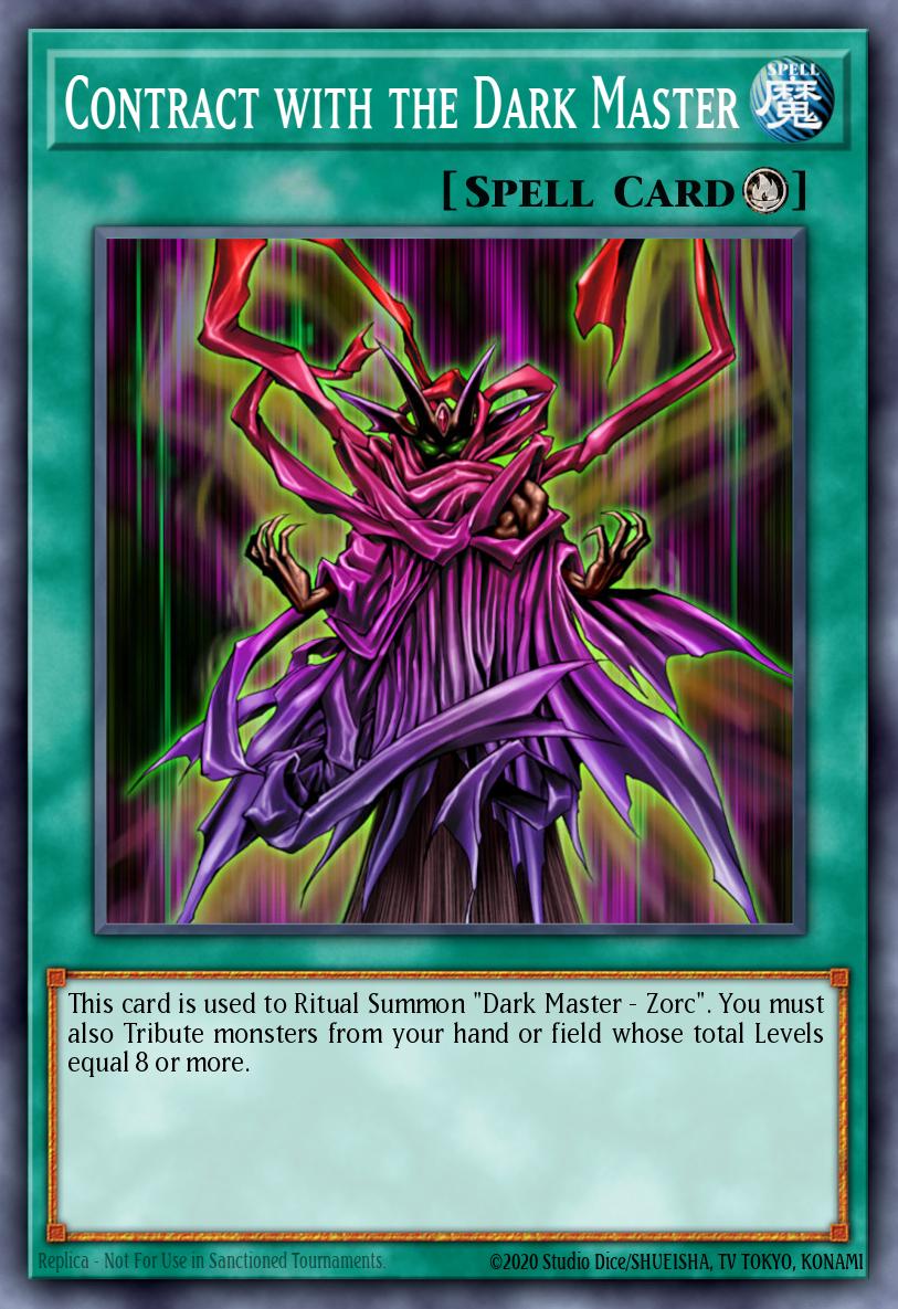 (EN087) YuGiOh TCG DCR: Dark Crisis Single: Contract with the Dark Master (V.2 - Common)  Common