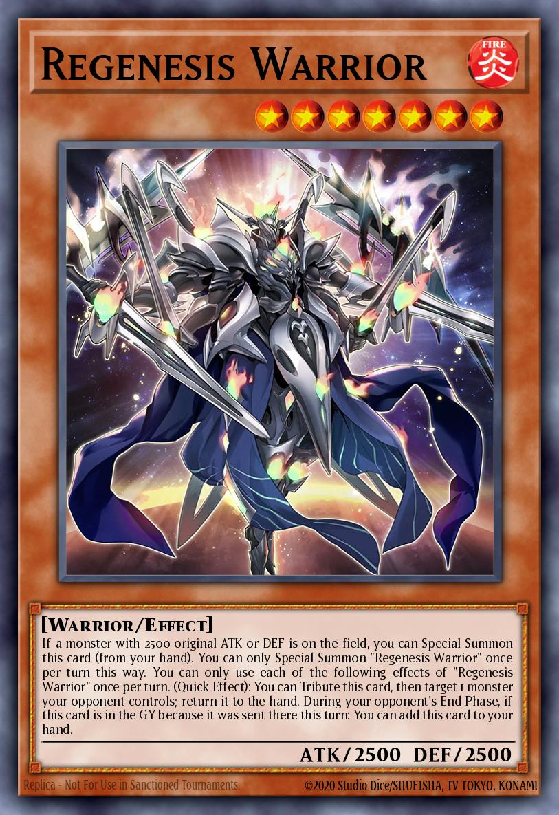 (013) YuGiOh TCG ALIN: Alliance Insight Single: Regenesis Warrior  Common