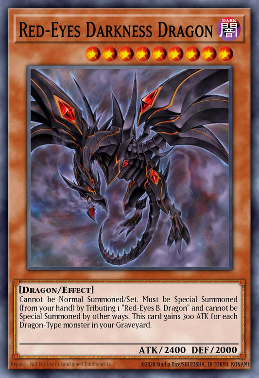 (039) YuGiOh TCG LCJW: Legendary Collection 4: Mega Pack Single: Red-Eyes Darkness Dragon  Common