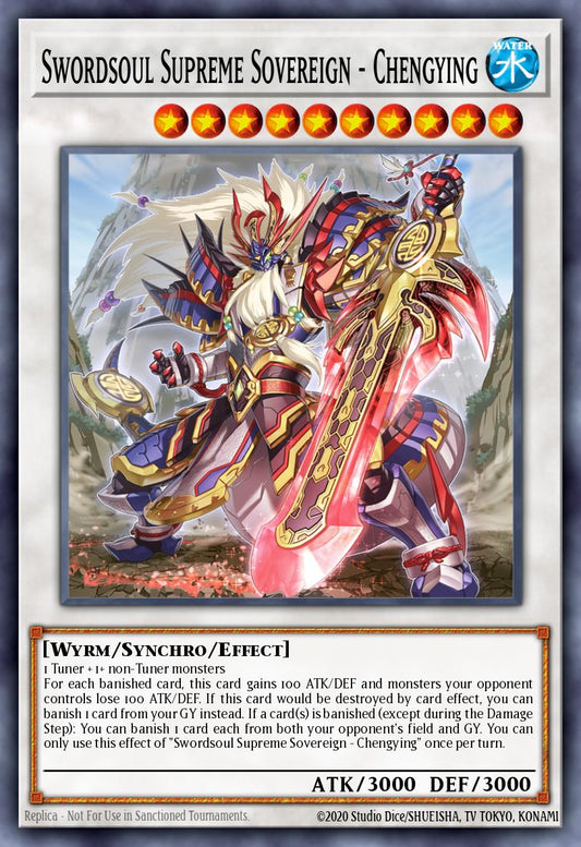 (089) YuGiOh TCG MZTM: Maze of the Master Single: Swordsoul Supreme Sovereign - Chengying  Rare