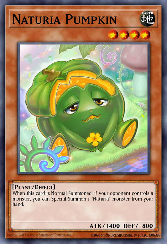 (117) YuGiOh TCG HAC1: Hidden Arsenal: Chapter 1 Single: Naturia Pumpkin (V.2 - Parallel Rare)  Parallel Rare