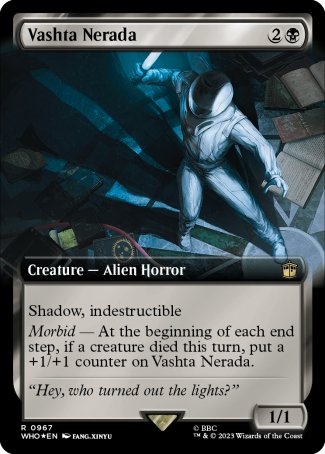 (967) Magic The Gathering Universes Beyond: Doctor Who: Extras Single: Vashta Nerada (V.3)  Rare
