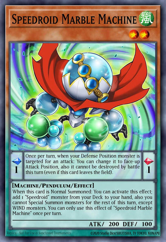(034) YuGiOh TCG DUOV: Duel Overload Single: Speedroid Marble Machine  Ultra Rare