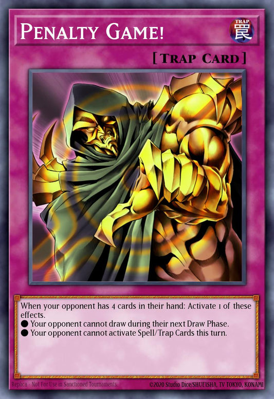 (296) YuGiOh TCG LCYW: Legendary Collection 3: Mega Pack Single: Penalty Game!  Common
