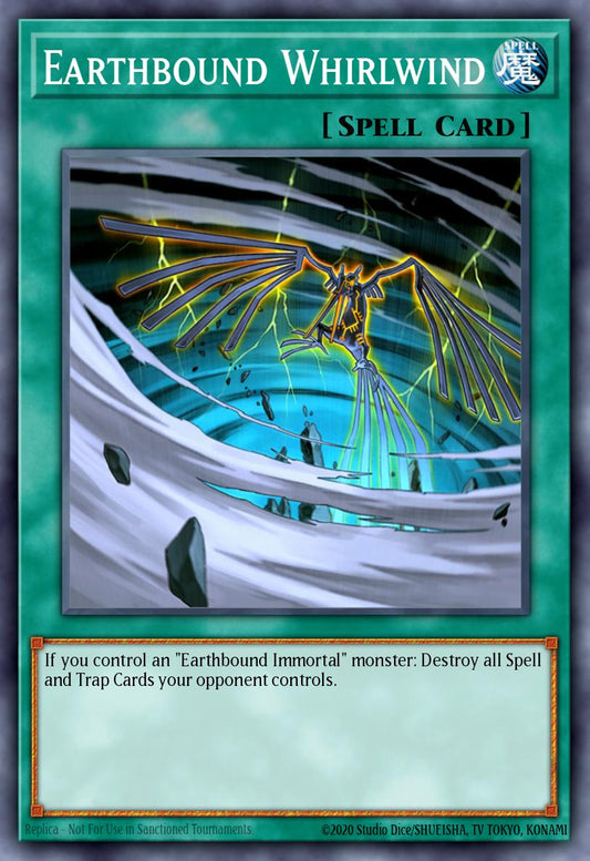 (046) YuGiOh TCG SOVR: Stardust Overdrive Single: Earthbound Whirlwind  Super Rare