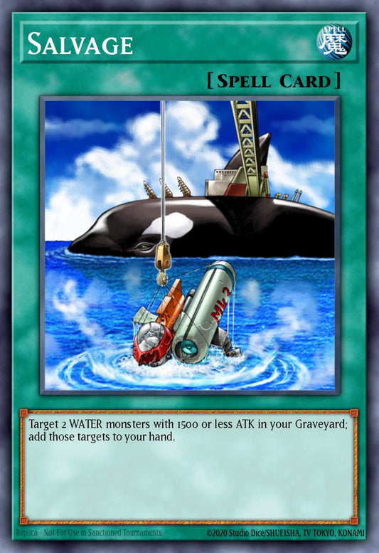 (276) YuGiOh TCG LCYW: Legendary Collection 3: Mega Pack Single: Salvage  Super Rare