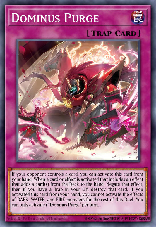 (078) YuGiOh TCG INFO: The Infinite Forbidden Single: Dominus Purge (V.1 - Secret Rare)  Secret Rare
