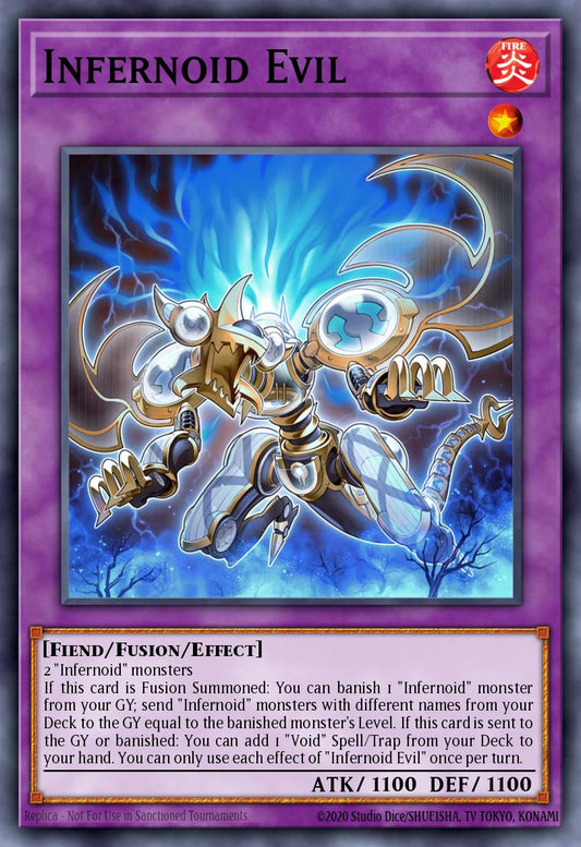 (013) YuGiOh TCG BLTR: Battles of Legend: Terminal Revenge Single: Infernoid Evil (V.2 - Quarter Century Secret Rare)  Quarter Century Secret Rare