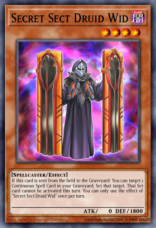 (132) YuGiOh TCG MP14: 2014 Mega-Tins Mega-Pack Single: Secret Sect Druid Wid  Common