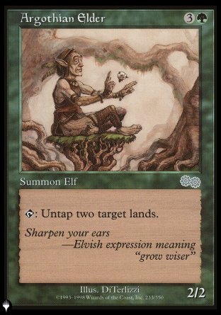 (233) Magic The Gathering The List Single: Argothian Elder  Uncommon