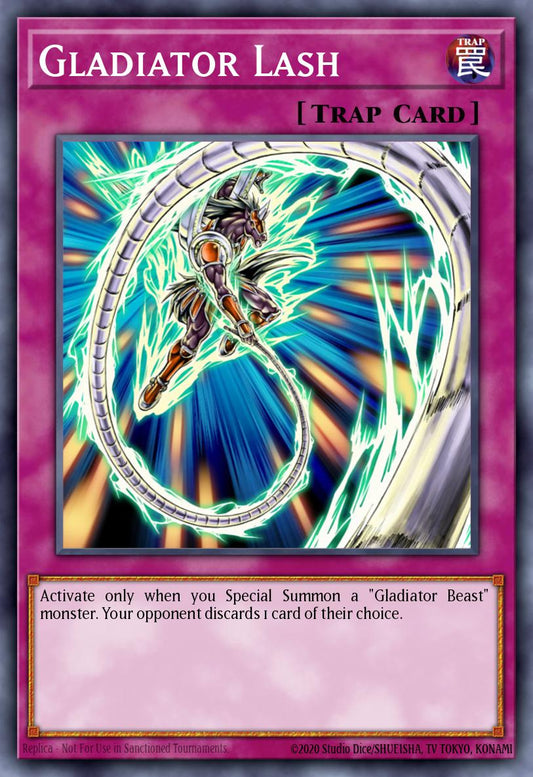 (075) YuGiOh TCG LODT: Light of Destruction Single: Gladiator Lash (V.2 - Common)  Common