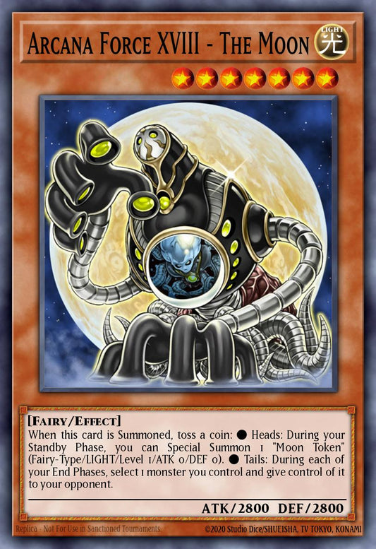 (015) YuGiOh TCG LODT: Light of Destruction Single: Arcana Force XVIII - The Moon (V.2 - Common)  Common