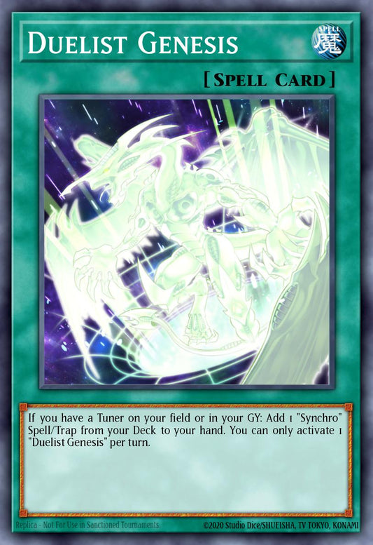 (223) YuGiOh TCG MP24: 25th Anniversary Tin: Dueling Mirrors Single: Duelist Genesis  Ultra Rare