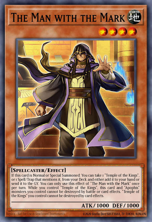 (001) YuGiOh TCG MZTM: Maze of the Master Single: The Man with the Mark (V.1 - Secret Rare)  Secret Rare