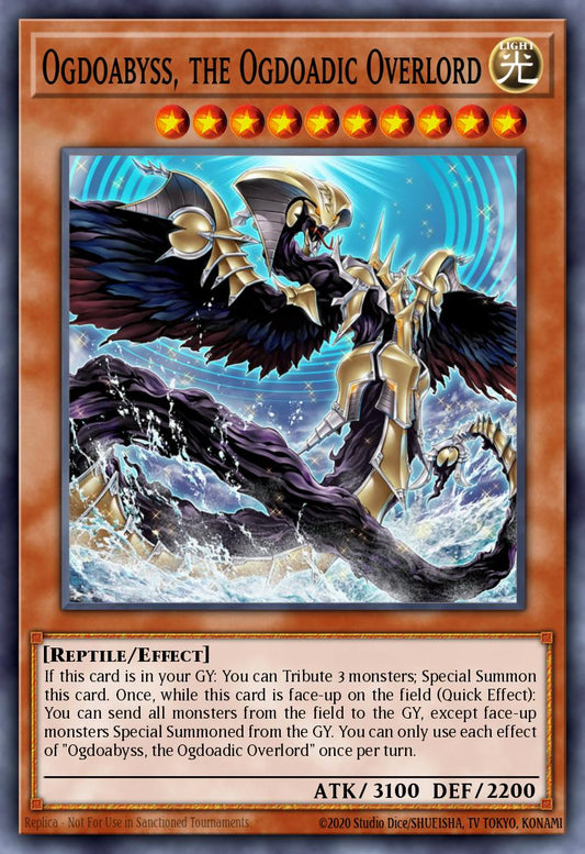 (009) YuGiOh TCG ANGU: Ancient Guardians Single: Ogdoabyss, the Ogdoadic Overlord (V.2 - Collectors Rare)  Collectors Rare