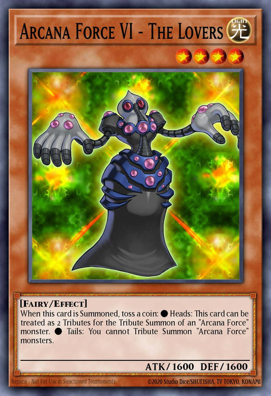 (012) YuGiOh TCG LODT: Light of Destruction Single: Arcana Force VI - The Lovers (V.2 - Common)  Common