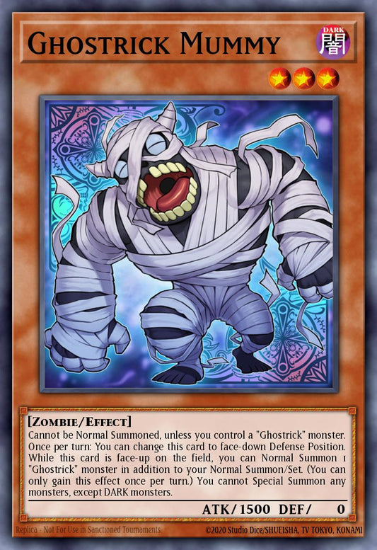 (206) YuGiOh TCG MP14: 2014 Mega-Tins Mega-Pack Single: Ghostrick Mummy  Common