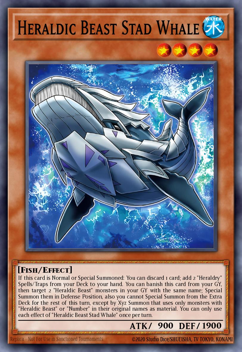 (010) YuGiOh TCG ALIN: Alliance Insight Single: Heraldic Beast Stad Whale  Common