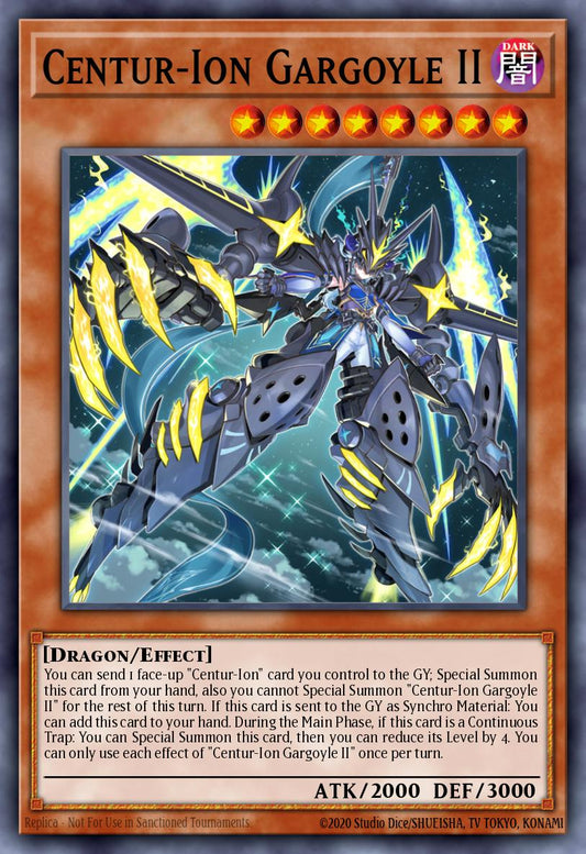 (021) YuGiOh TCG LEDE: Legacy of Destruction Single: Centur-Ion Gargoyle II  Common