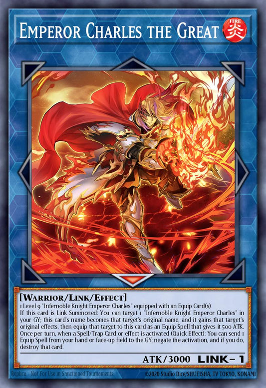 (100) YuGiOh TCG MP24: 25th Anniversary Tin: Dueling Mirrors Single: Emperor Charles the Great  Secret Rare