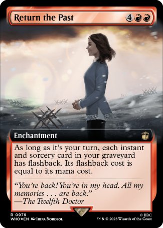 (979) Magic The Gathering Universes Beyond: Doctor Who: Extras Single: Return the Past (V.3)  Rare