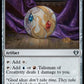 (979) Magic The Gathering Commander Masters: Extras Single: Talisman of Creativity  Uncommon