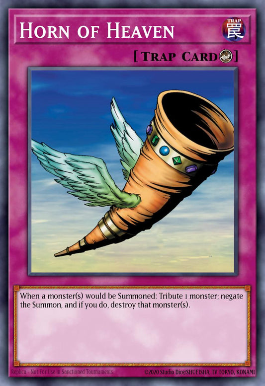 (076) YuGiOh TCG DB2: Dark Beginning 2 Single: Horn of Heaven  Rare