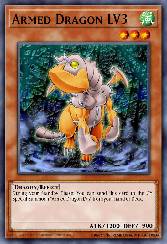 (203) YuGiOh TCG LCYW: Legendary Collection 3: Mega Pack Single: Armed Dragon LV3  Common